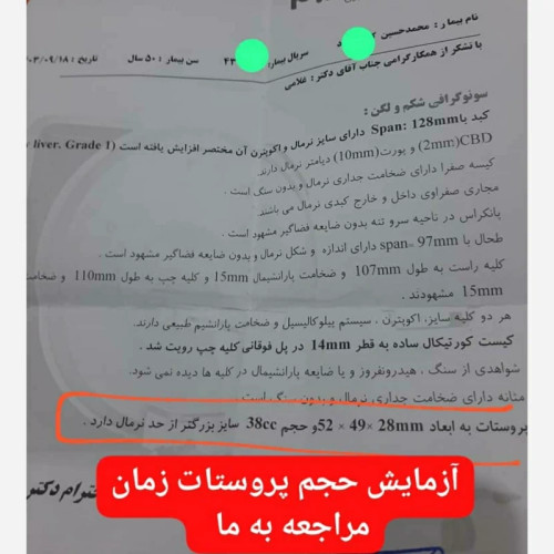 رضایت پکیج پروستات گیاهی رویال