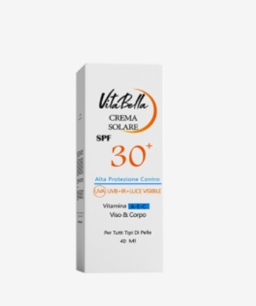 کرم ضد آفتاب بی رنگ حجم ۴۰ میل ویتابلا spf 30