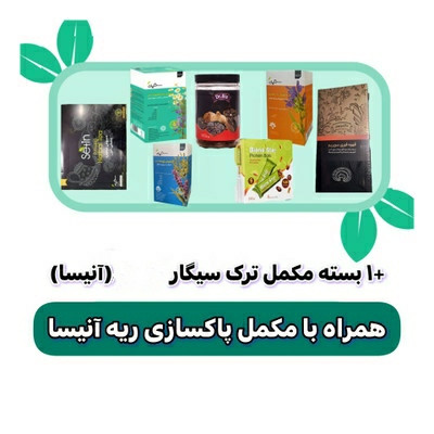 پکیج ترک سیگار گیاهی ۳ روزه با پاکسازی کامل ریه و کبد ۶۰ روزه آنیسا